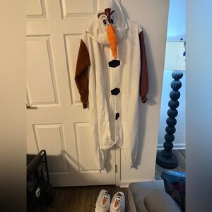 Cozy White and Brown Character Pajama Set